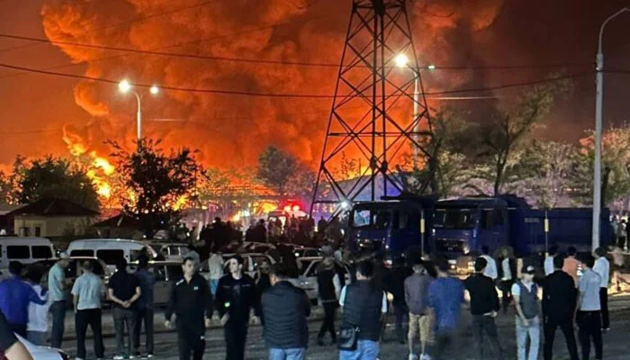 Massive Explosion in Tashkent Uzbekistan