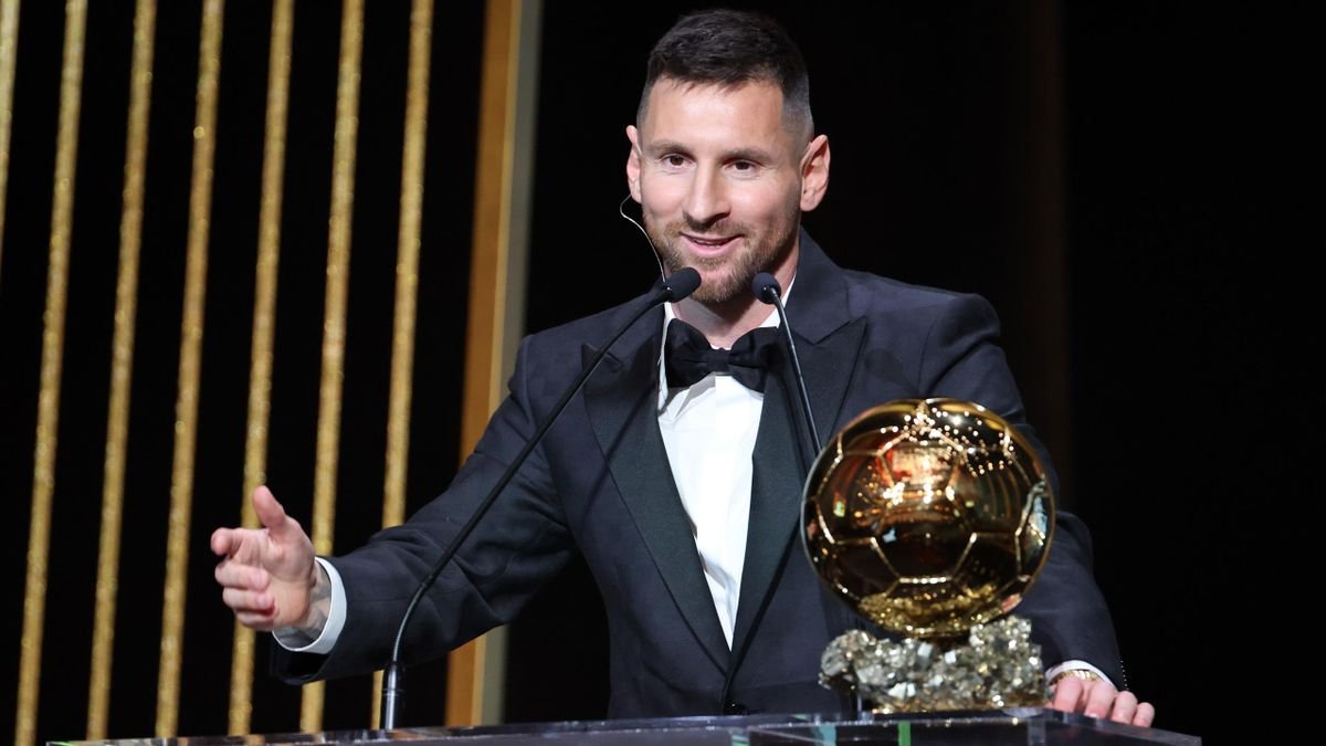 Lionel Messi wins the Ballon d'Or 2023 award