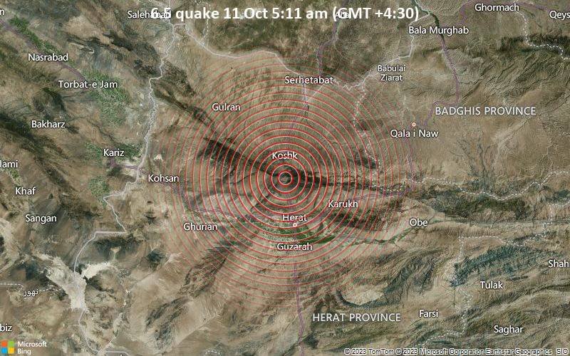 Another Powerful Earthquake hit Afghanistan today