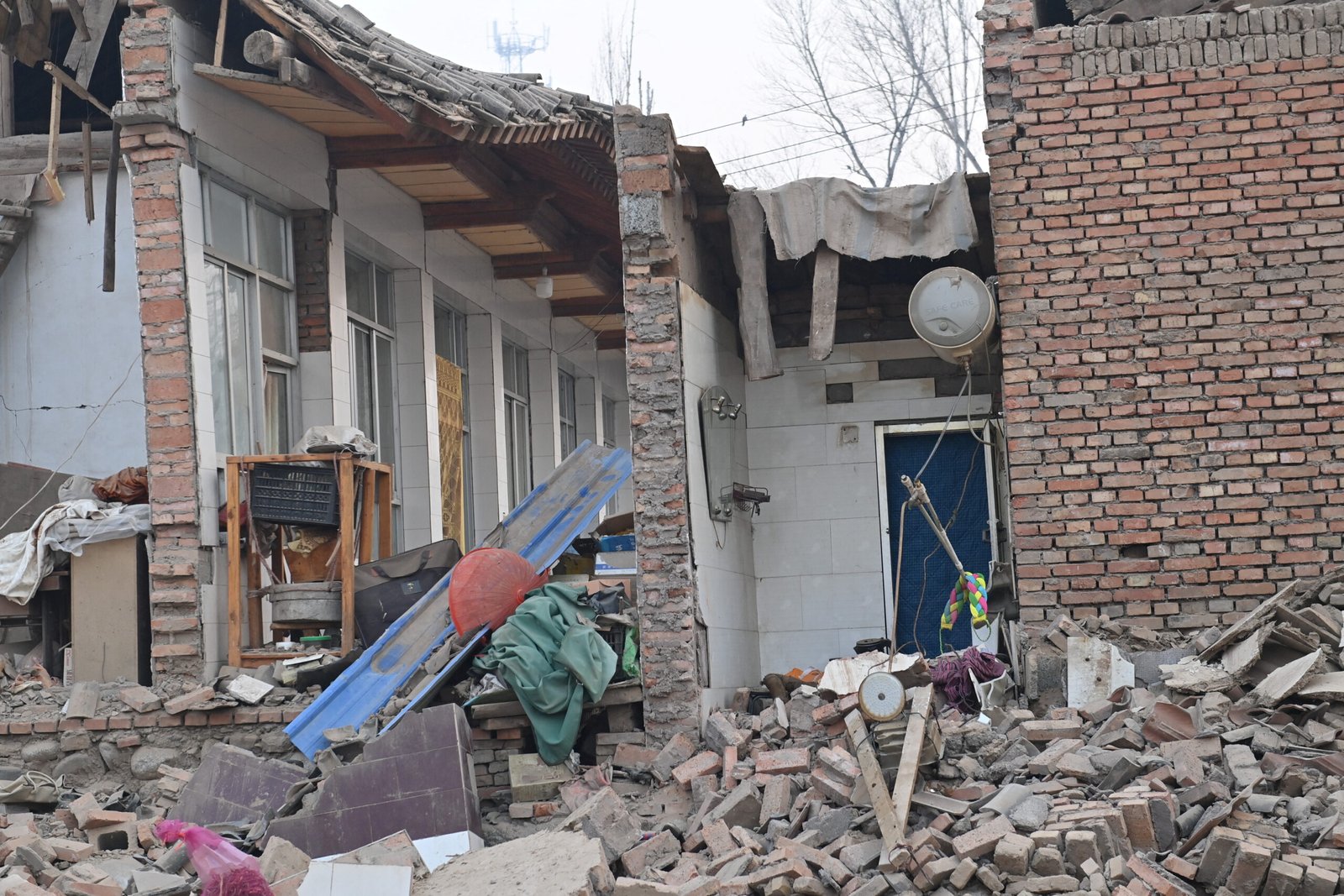 Northwest China Gansu earthquake