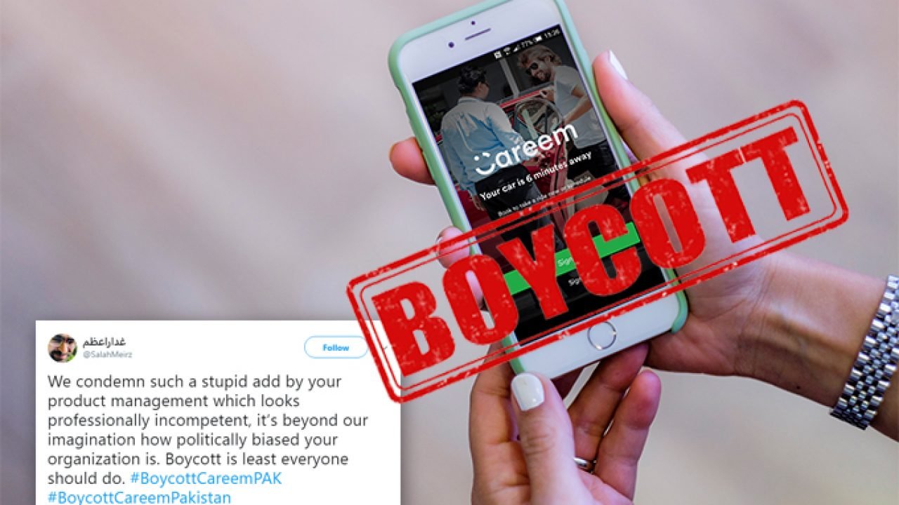 PML-N supporters urge to boycott Careem