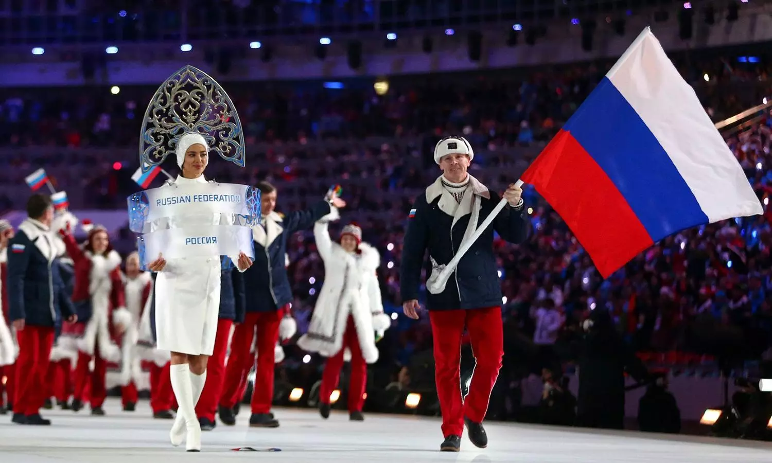 IOC banned Russian and Belarusian athletes