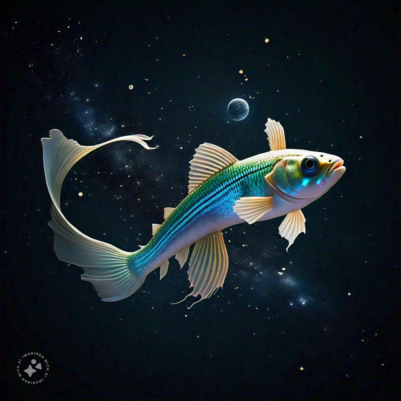 Zebrafish swim backward in space